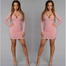 fast selling, European, American, bursting, V collar, cocktail dresses and dress sexy dresses